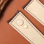 Custom Curved-End brown Leather Strap for Jaeger Lecoultre with Calfskin Lining