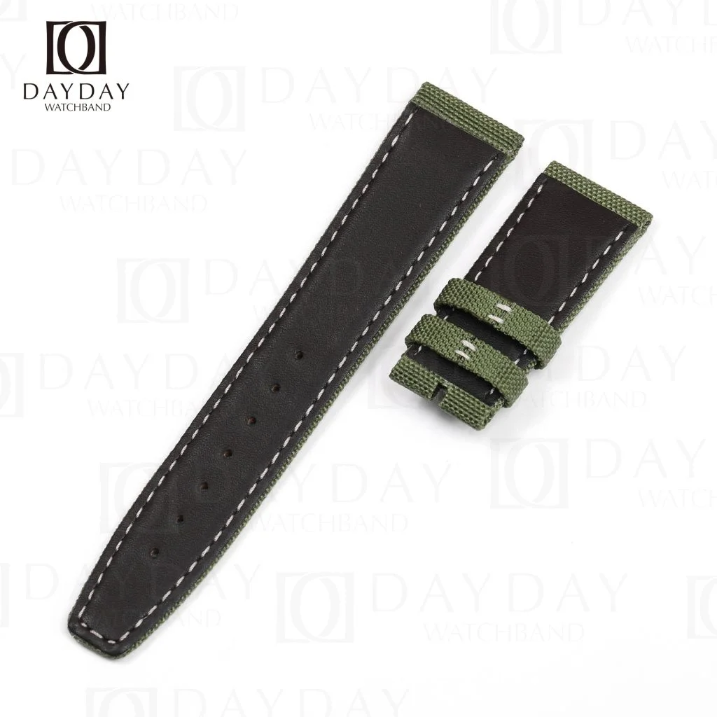 Custom best Nylon fabric Olive green watch band strap replacement for Tudor Heritage Black Bay Bronze P01 timepiece