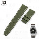 Custom best Nylon fabric Olive green watch bands replacement for Tudor Heritage Black Bay Bronze P01 timepiece