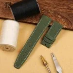 Custom best Nylon fabric Olive green watch bands straps replacement for Tudor Heritage Black Bay Bronze P01 timepiece