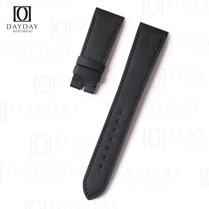 Custom handmade black nylon strap for Tudor Heritage Black Bay watch bands