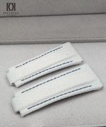 Custom white durable Nylon fabric watch strap for Rolex Submariner 20mm for sale (2)