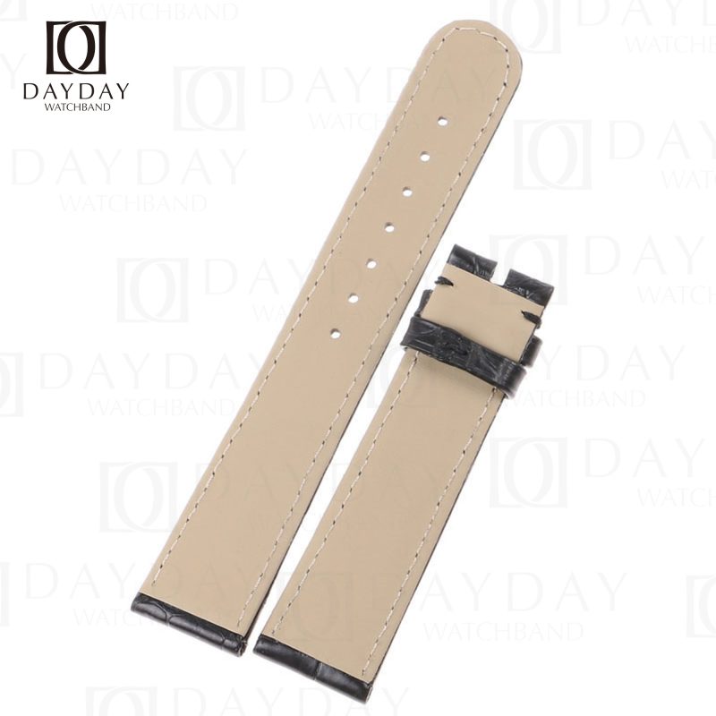 Ebel black corcodile watch bands for sale fit for EBEL Classic 100