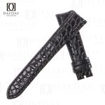 Handcrafted retail free customization genuine crocodile leather Glashutte Senator watch belt aftermarket