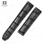 Handmade custom best genuine Belly-scale crocodile leather Maurice Lacroix Pontos strap