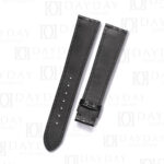 High quality custom Black Round scale alligator leather Glashutte Senator strap Handmade watchbands for sale (2)