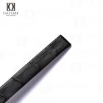 High quality custom black alligator leather watch band replacement aftermarket for Piaget Miss Protocole ladies watches