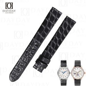 Montblanc Bohème Boheme croco leather watch bracelet aftermarket fit for Day and Night, Automatic Date 30 mm, 34mm ladies watch collection (2)