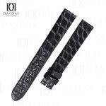 Montblanc Bohème Boheme croco leather watch bracelet aftermarket fit for Day and Night, Automatic Date 30 mm, 34mm ladies watch collection (3)