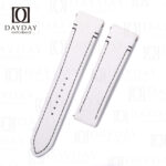 Personalized White Canvas Cartier Santos quickswitch straps for Cartier Santos Small, Medium, Large for sale