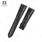 Personalized aftermarket best crocodile leather watch bracelet replacement for Omega Deville, Speedmaster, Aqua Terra (3)