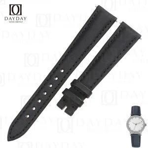 Personalized black comfortable Satin Blancpain watch strap replacement at low price (2)