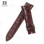Personalized brown great croco leather Blancpain watch strap replacement for sale at low price