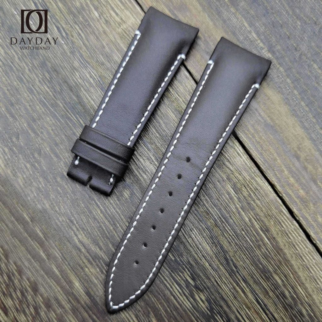 Personalized brown real calfskin leather Breguet strap replacement for Breguet Type XX, XXI, 20 Vintage