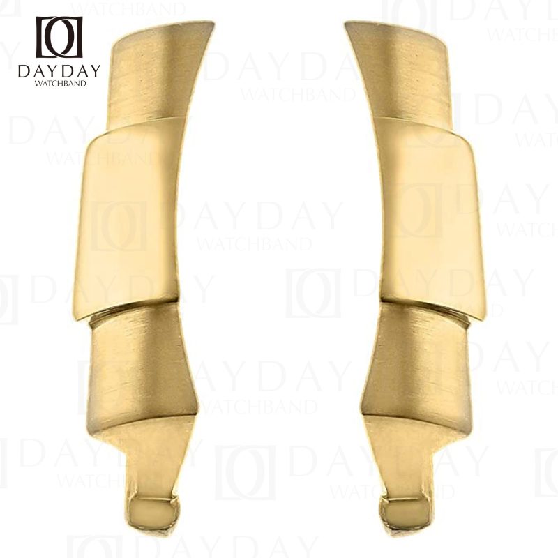 Watch accessories genuine steel Rolex solid end links all gold for sale