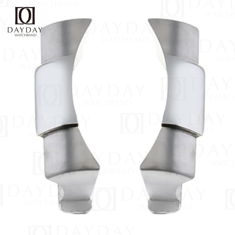 Watch accessories genuine steel Rolex solid end links all sliver for sale