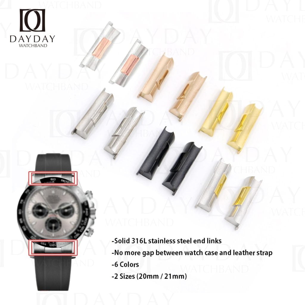 Watch accessories genuine steel Rolex solid end multi-color for sale