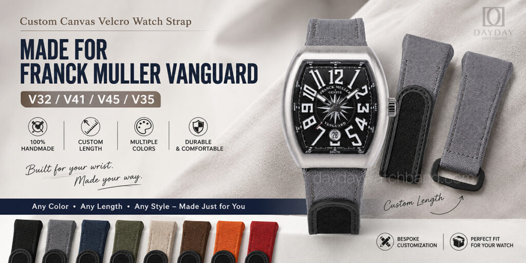 bespoke-handmade-hook-and-loop-bands-for-Franck-Muller-Vanguard-V32-V41-V45-V35.
