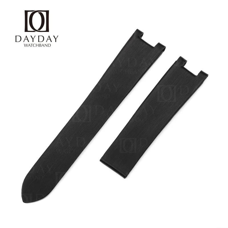 Buy handmade black Satin leather watch strap replacement for Cartier Pasha all size for sale (2)