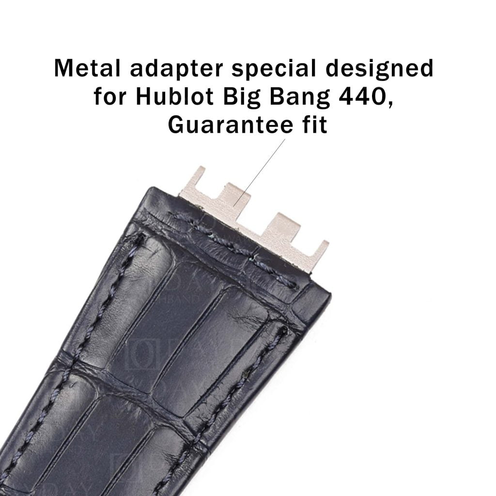 Custom alligator leather watch band replacement for Hublot Geneve Spirit of Big Bang (Multi-color) 17 Buy personalized bespoke blue real crocdile leather watch band replacement for hublot big bang meca 10 (4)