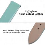 Buy tiffany blue personalized bespoke patent leather watch strap replacement 14mm for Piaget Possession