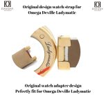 Custom watch strap orginal watch adapter design for Omega deville ladymatic watche