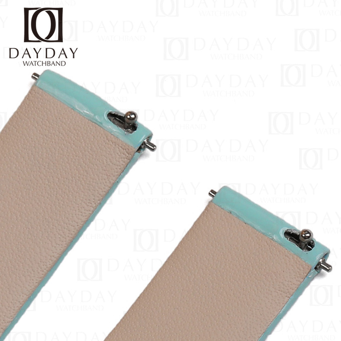 custom patent leather strap with quick release spring bar replacement for Piaget Possession
