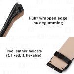 Custom handmade black crocodile leather 22mm watch strap replacement for jaeger lecoultre reverso casa fagliano men's watch price (2)