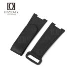 Custom handmade Black Nylon canvas velcro watch straps for patek philippe nautilus 5711 5712 (2)