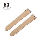 Custom organge Epsom leather qucikswitch watch band replacement for Cartier Santos Large Medium watches (3)