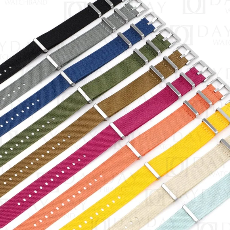 Multi-color Nylon fabric watch strap band replacement for Omega x Swatch moonswatch 20mm for sale aftermarket (2)