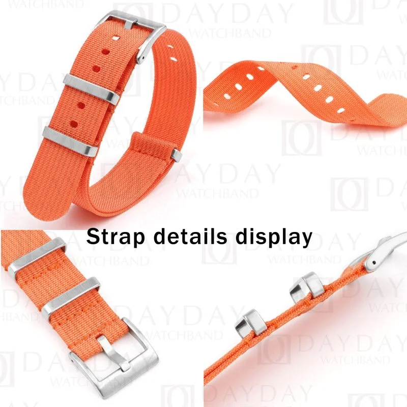 Multi-color Nylon fabric watch strap band replacement for Omega x Swatch moonswatch 20mm for sale aftermarket (4)