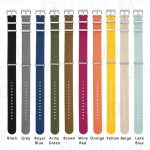 Multi-color Nylon fabric watch strap replacement for Omega x Swatch moonswatch 20mm for sale