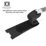 Shop bespoke custom PP Black Nylon canvas velcro watch straps patek philippe nautilus 5711 5712 (3)