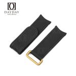 Buy custom curved end rubber watch strap replacement for Rolex Omega IWC and more 20mm 22mm watches for sale (2)