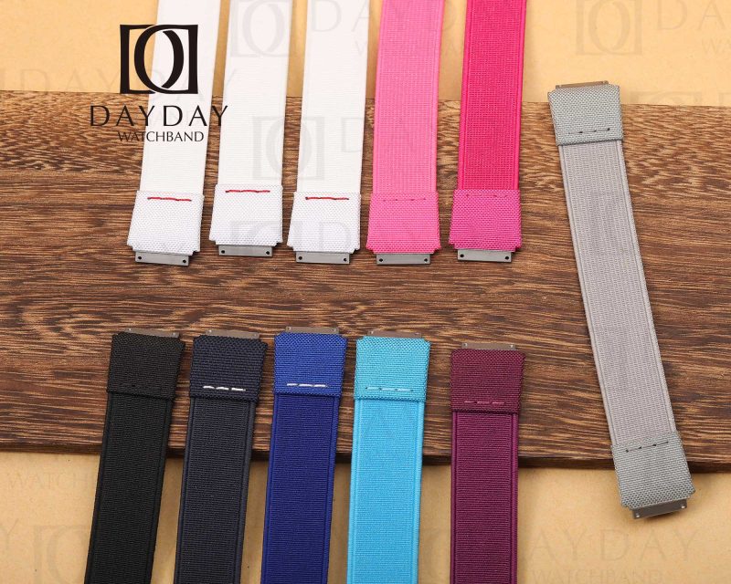 Customized Richard Mille elastic straps Nylon watchbands fit RM 035 030 055 011 067 (2)