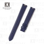 Daydaywatchband Blue leather custom bespoke watch bands replacment for Bvlgari B.Zero1 womens for sale aftermarket