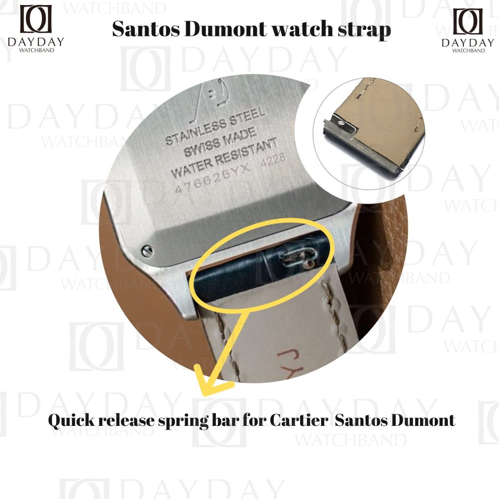 Daydaywatchband Cartier Santos Dumount leather watch strap replacement introduction Blog