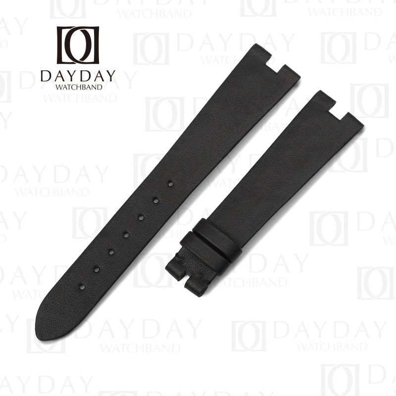 Daydaywatchband black leather custom bespoke watch bands replacment for Bvlgari B.Zero1 womens for sale aftermarket (2)