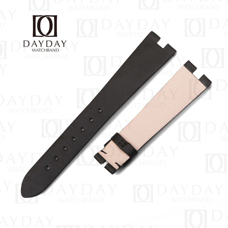 Daydaywatchband black leather custom bespoke watch bands replacment for Bvlgari B.Zero1 womens for sale aftermarket (2)