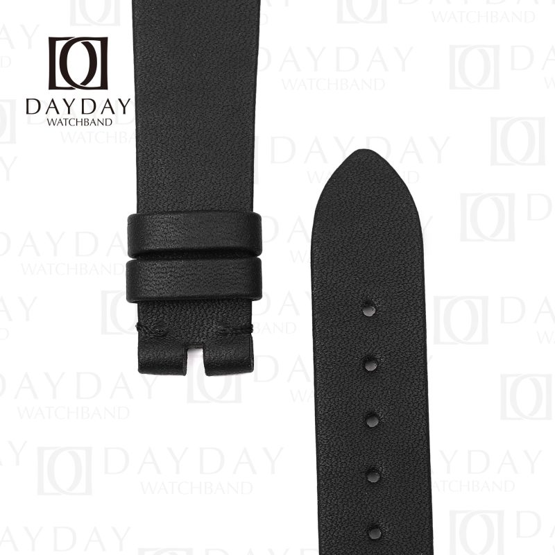 Daydaywatchband black leather custom bespoke watch bracelet replacment for Bvlgari B.Zero1 womens for sale aftermarket (2)