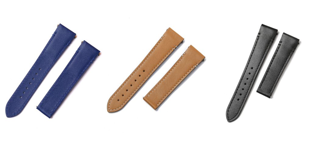 Daydaywatchband calfskin leather watch band for cartier santos quickswitch system