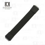 Daydaywatchband custom black elastic rubber watch straps replacement for Richard Mille 035 030 055 011 067 for sale