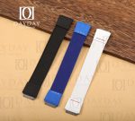 Daydaywatchband custom blue black white elastic rubber watch straps replacement for Richard Mille 035 030 055 011 067 for sale (3)