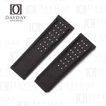 Daydaywatchband custom handmade black calfskin leather watch bands replacement 19mm 20mm for Seiko 5 Sports 55TH Anniversary Limited Edition
