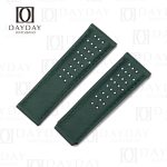 Daydaywatchband custom handmade green calfskin leather watch bands replacement 19mm 20mm for Seiko 5 Sports 55TH Anniversary Limited Edition