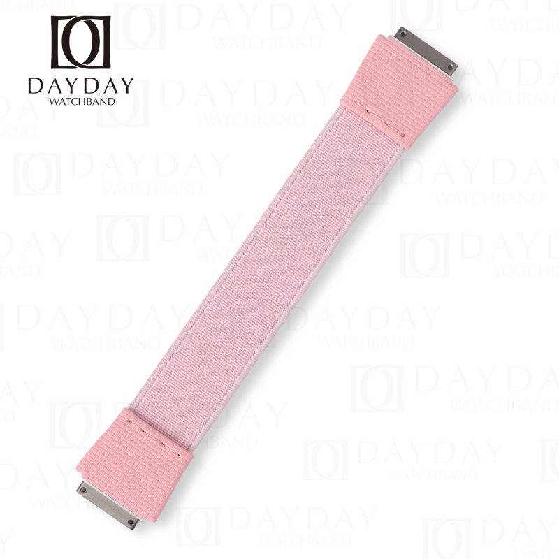 Daydaywatchband custom pink elastic rubber watch straps replacement for Richard Mille 035 030 055 011 067 for watch bands (1)