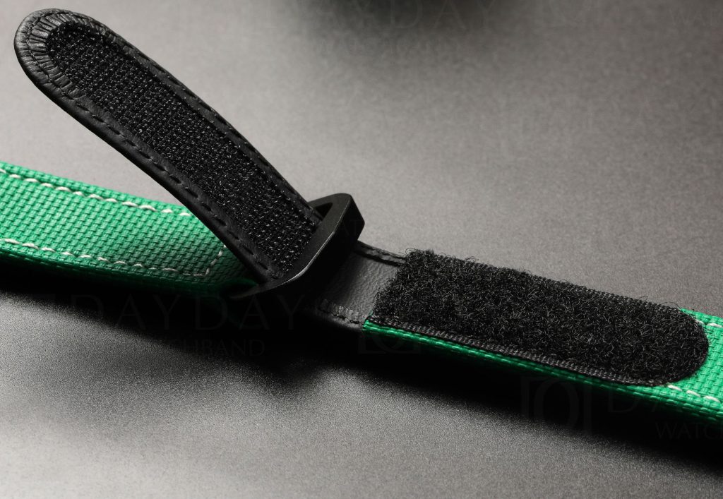 Personalized daydaywatchband bespoke Green rubber velcro watch band replacement for Franck Muller FM Vanguard V32 V41 V45 watch strap (6)