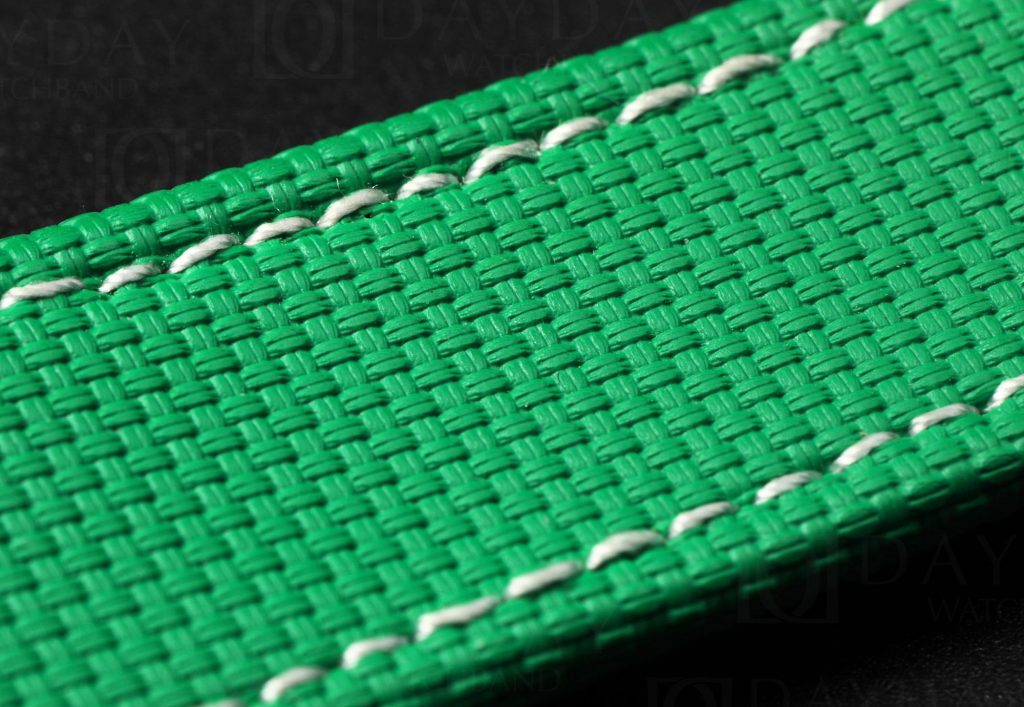 Personalized daydaywatchband bespoke Green rubber velcro watch band replacement for Franck Muller FM Vanguard V32 V41 V45 watch strap (9)