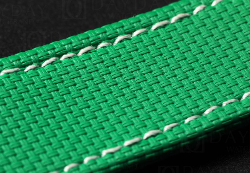 Personalized daydaywatchband bespoke Green rubber velcro watch band replacement for Franck Muller FM Vanguard V32 V41 V45 watch strap (9)